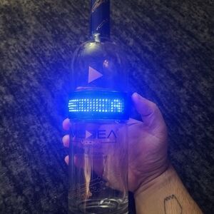 Collectible Medea Vodka Bottle with LED Display
